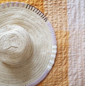 Anthro Floppy Tan hat by San Diego Hat Co